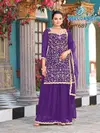 Prisha Vol 3 By Mrudangi Georgette With Embroidered Top With Plazo Dupatta Wholesale Suppliers In Mumbai